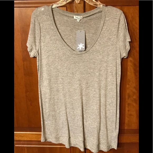 SPLENDID U-neck Modal Tees - Picture 3 of 14